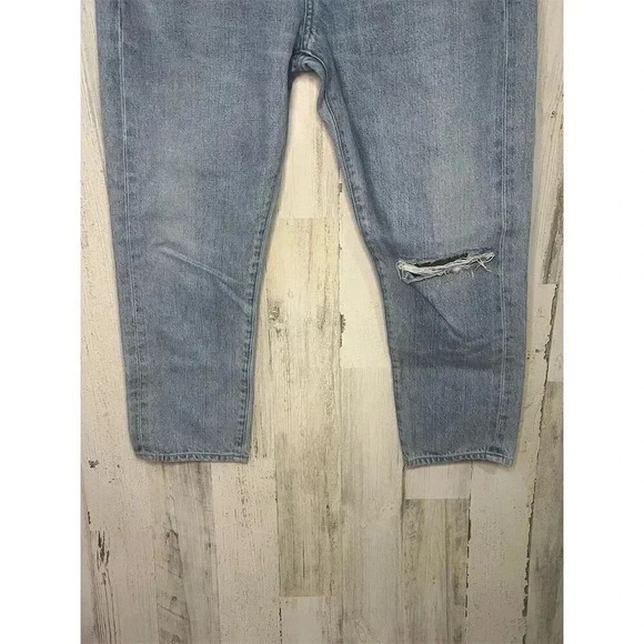 Citizens of Humanity Emerson Boyfriend Jeans Size 27 Light Wash Distressed - Picture 3 of 12